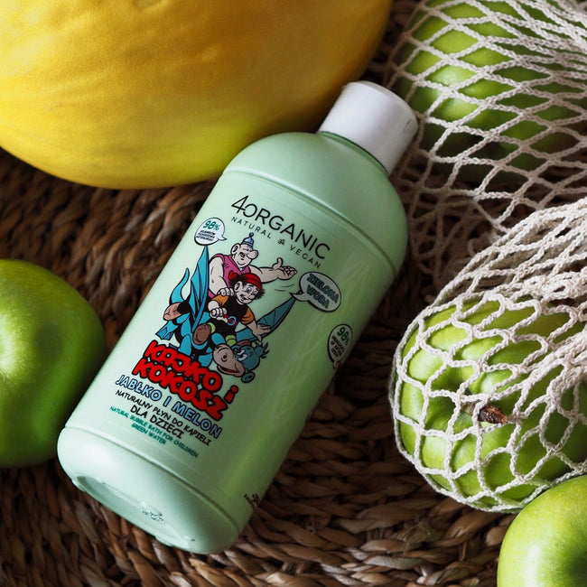 4organic Kajko i Kokosz naturalny płyn do kąpieli dla dzieci Zielona Woda 500ml