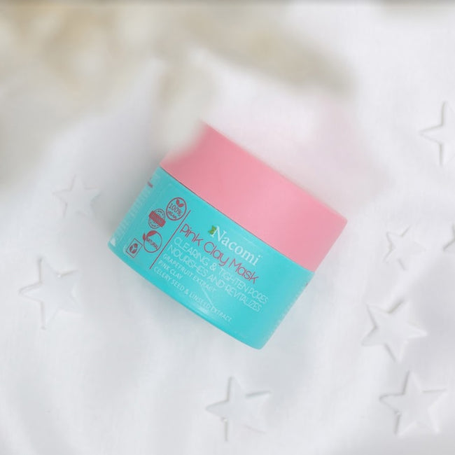 Nacomi Pink Clay Mask maska różowa oczyszczająco ściągająca 50ml