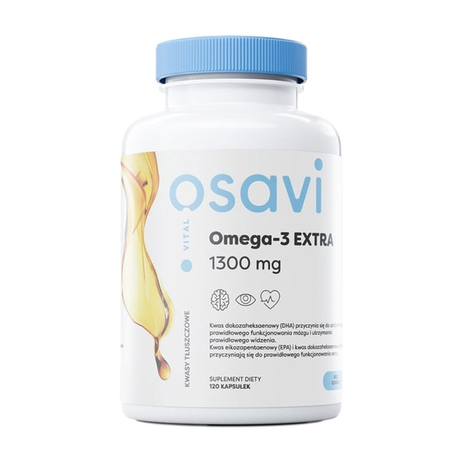 Osavi Omega-3 Extra 1300mg suplement diety 120 kapsułek
