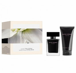 Narciso Rodriguez For Her zestaw woda toaletowa spray 30ml + balsam do ciała 50ml