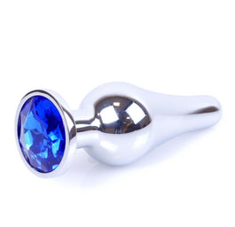 MyLove Butt Plug Collection Jewellery Silver metalowy korek analny Dark Blue