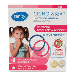 Sanity Kids CICHO wSZA gumki na wszy 2szt