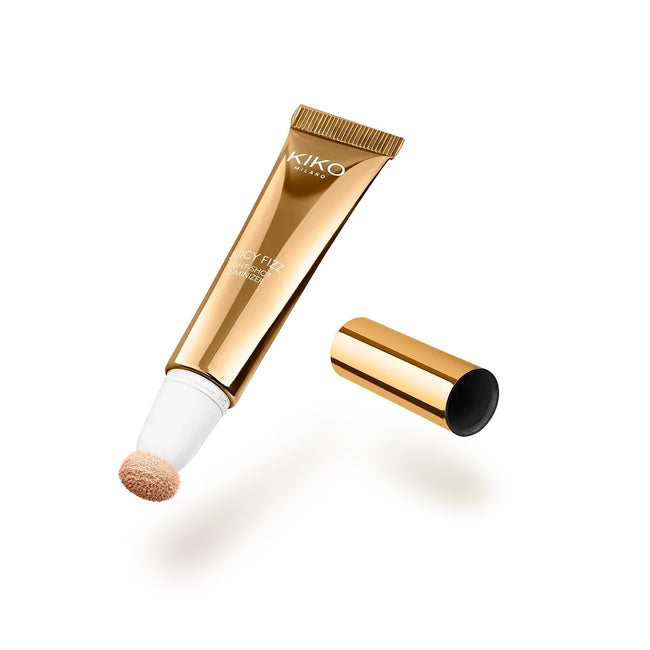 KIKO Milano Juicy Fizz Light-Shot Luminizer rozświetlacz do twarzy w płynie z aplikatorem gąbkowym