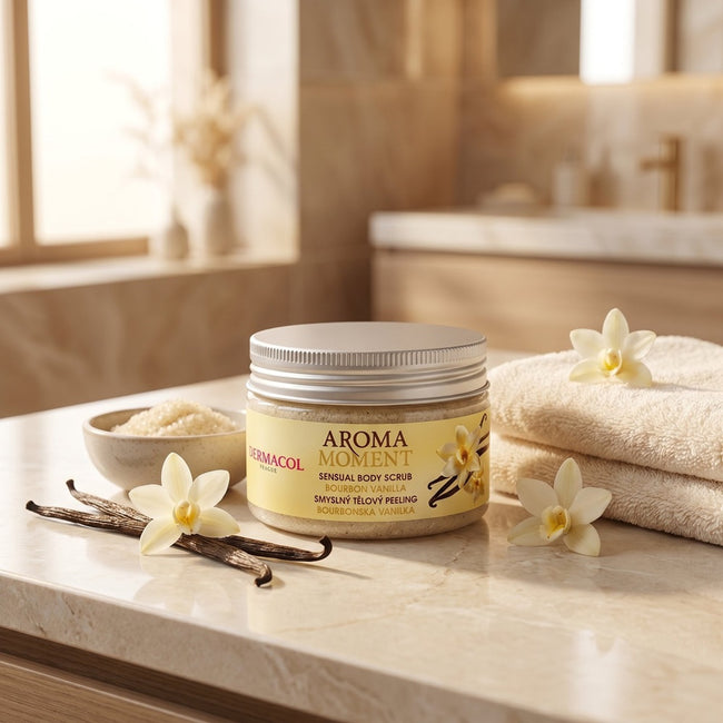 Dermacol Aroma Moment zmysłowy peeling do ciała Vanilla Bourbon 200g