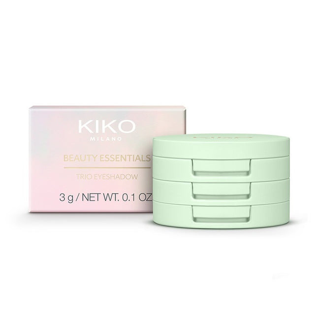 KIKO Milano Beauty Essentials Trio Eyeshadow trio cieni do powiek o różnym wykończeniu