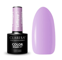 Claresa Soak Off UV/LED Lollipop lakier hybrydowy 5 5g