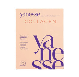 AronPharma Yanesse Collagen suplement diety w proszku o smaku truskawkowo-malinowym 20 saszetek