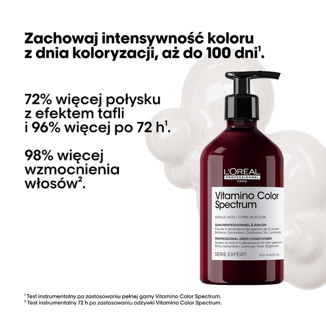 L'Oreal Professionnel Serie Expert Vitamino Color Spectrum intensywnie nawilżająca odżywka do włosów 500ml