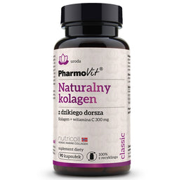 Pharmovit Naturalny kolagen z dzikiego dorsza suplement diety 90 kapsułek