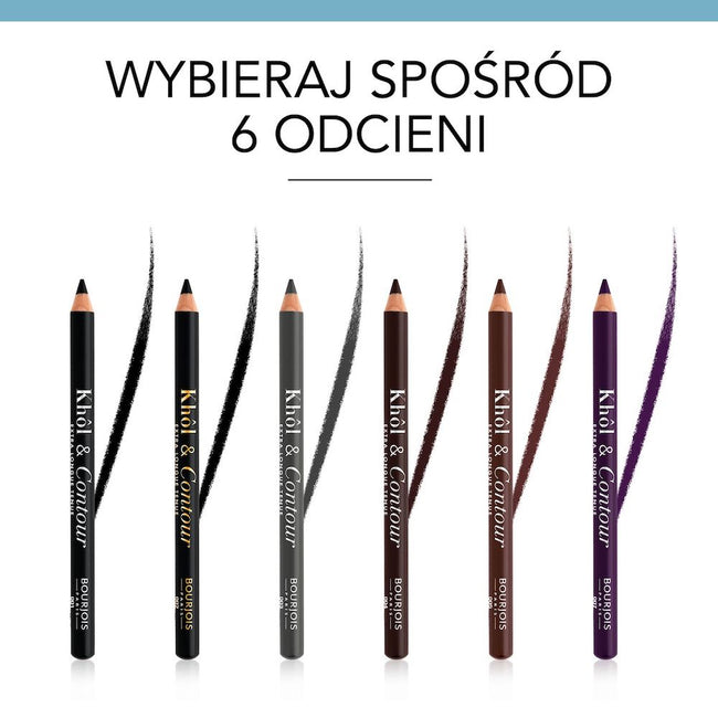 Bourjois Khol&Contour Eye Pencil Extra-Long Wear kredka do oczu