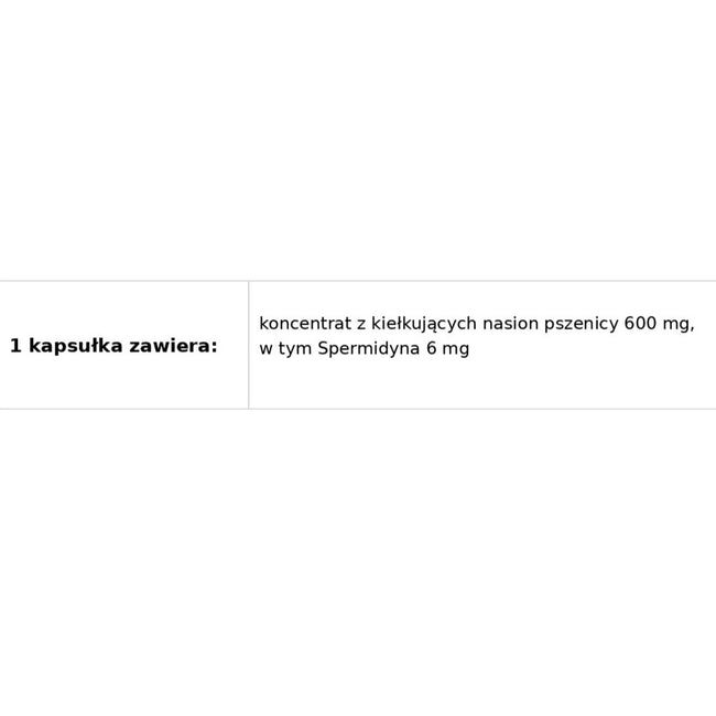 Doctor Life Spermidine 6mg suplement diety 60 kapsułek