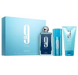 Afnan 9AM Dive zestaw woda perfumowana spray 100ml + żel pod prysznic 150ml +  dezodorant spray 150ml