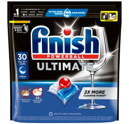 Finish Ultimate Fresh kapsułki do mycia naczyń w zmywarce 30szt