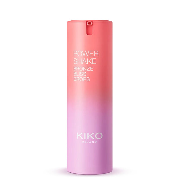 KIKO Milano Power Shake Bronze Bliss Drops nawilżające krople do twarzy z efektem złotej opalenizny 30ml