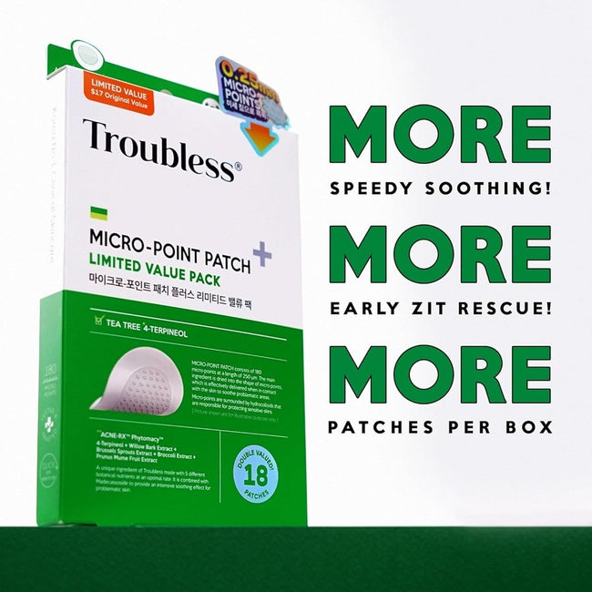 Troubless Micro-Point Patch Plus Limited Value Pack plastry na niedoskonałości 18szt.