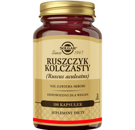 Solgar Ruszczyk kolczasty suplement diety 100 kapsułek