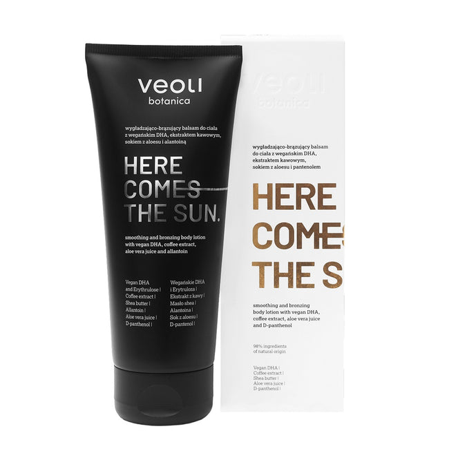 Veoli Botanica Here Comes The Sun wygładzająco-brązujący balsam do ciała 200ml
