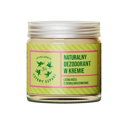 Mydlarnia Cztery Szpaki Naturalny dezodorant w kremie Leśna Róża 60ml