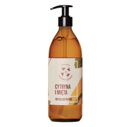 Mydlarnia Cztery Szpaki Naturalne mydło w płynie Cytryna i Mięta 500ml