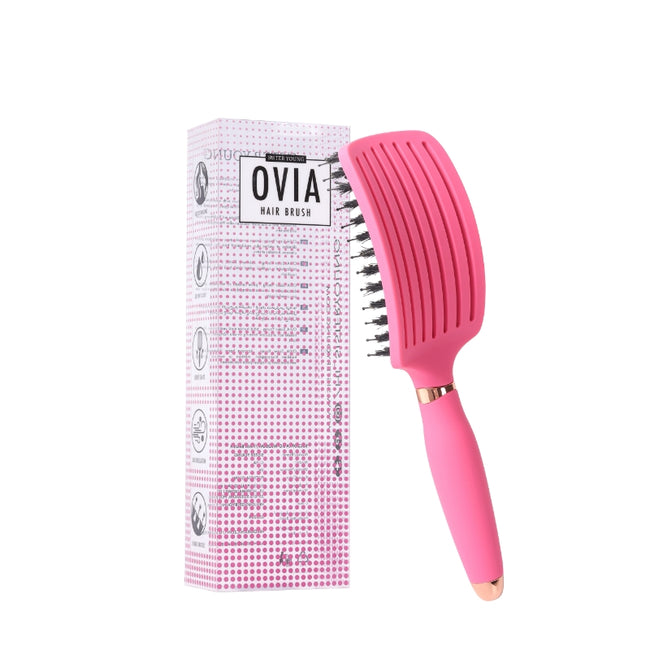 Sister Young Ovia Hair Brush szczotka do włosów z włosiem dzika Fuchsia