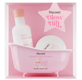 Nacomi Cloud Cream Dream zestaw żel pod prysznic 300ml + kremowe masło do ciała 100ml