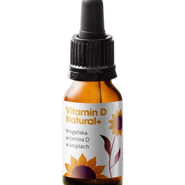 HealthLabs Vitamin D Natural+ wegańska witamina D w kroplach 9.9ml