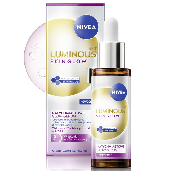 Nivea Luminous630® Skin Glow natychmiastowe glow-serum 30ml
