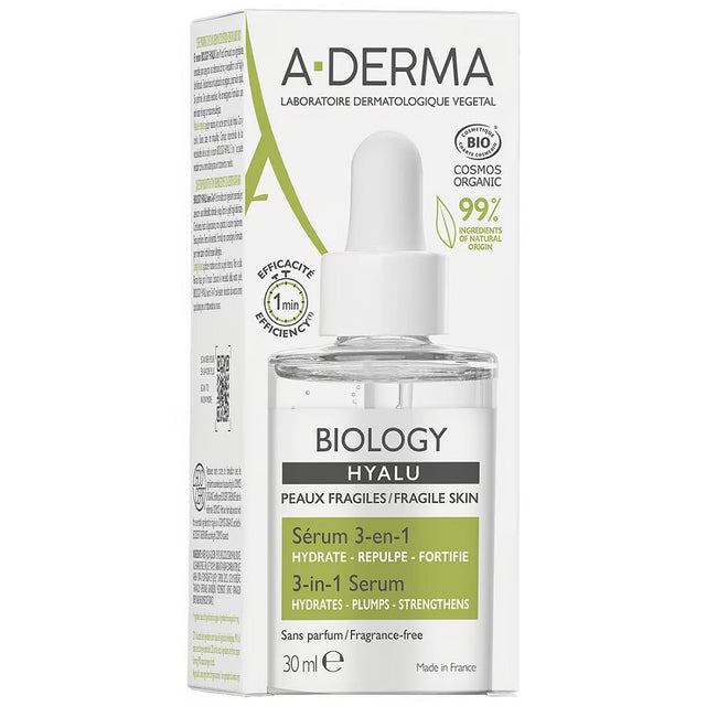 A-Derma Biology Hyalu dermatologiczne serum 3w1 30ml