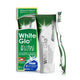 White Glo Herbal White wybielająca ziołowa pasta do zębów 100ml + szczoteczka do zębów