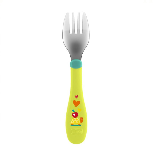 Chicco Metal Cutlery sztućce metalowe 18m+ Neutral
