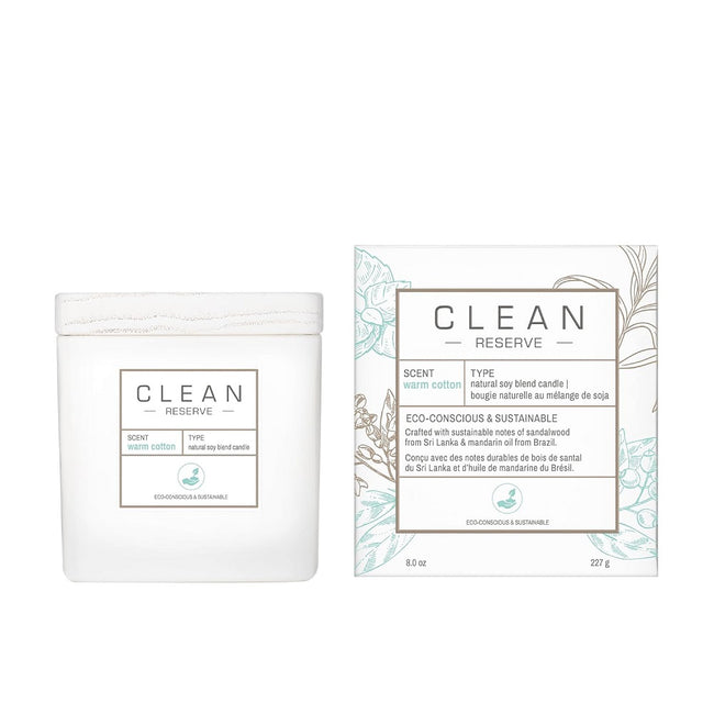 Clean Reserve Warm Cotton sojowa świeca zapachowa 227g