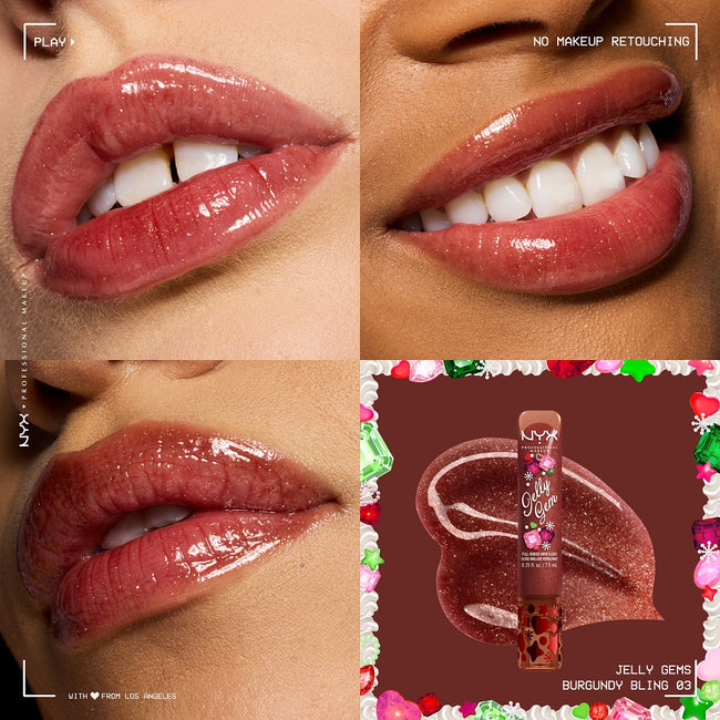 NYX Professional MakeUp Jelly Gem błyszczyk do ust z wysokim połyskiem 7.5ml