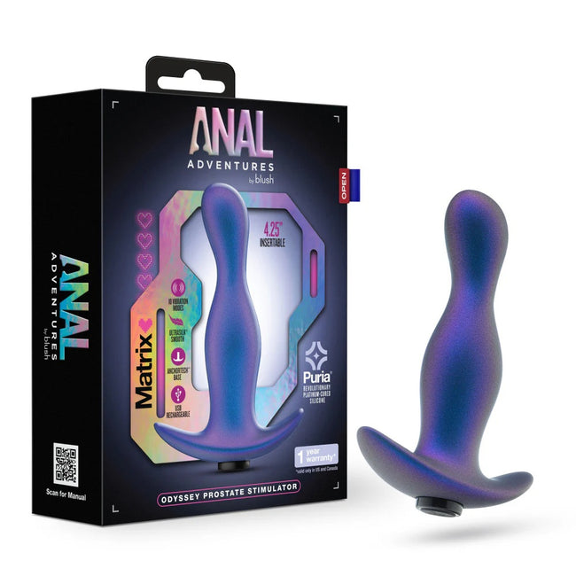 Blush Anal Adventures Matrix Odyssey stymulator prostaty Space Age Blue
