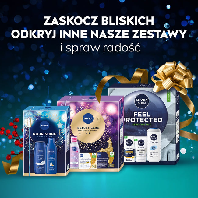 Nivea Timeless zestaw krem intensywnie nawilżający 100ml + żel pod prysznic 250ml + antyperspirant w kulce 50ml
