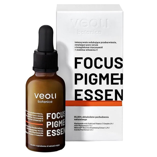 Veoli Botanica Focus Pigmentation Essence serum redukujące przebarwienia i zwężające pory 30ml