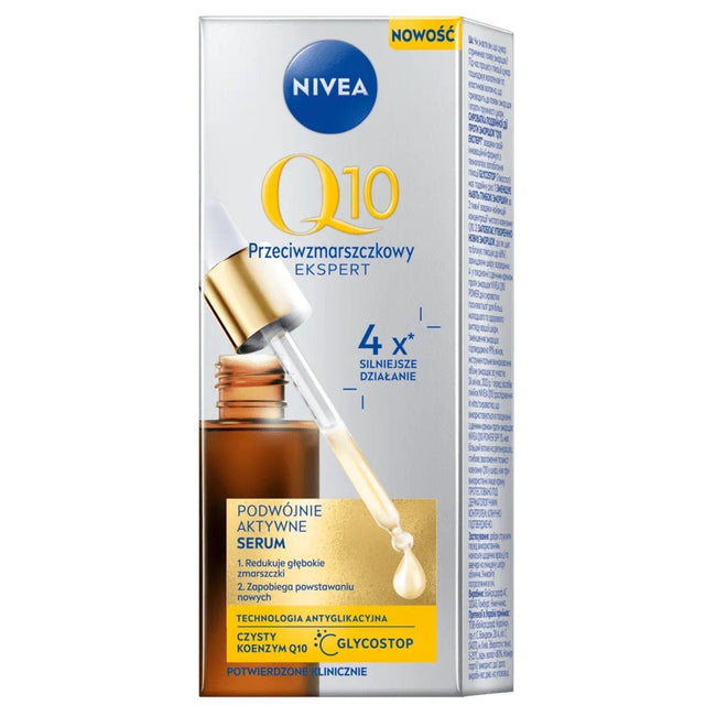 Nivea Q10 Przeciwzmarszczkowy Ekspert podwójnie aktywne serum do twarzy 30ml