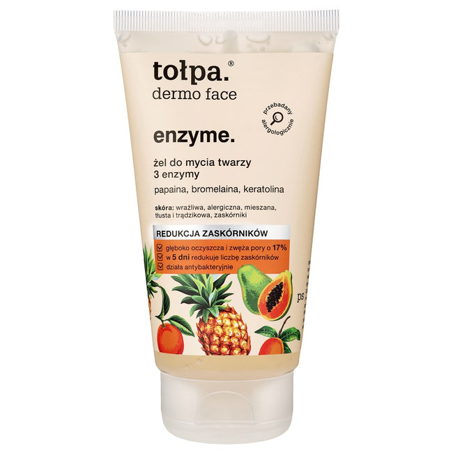 Tołpa Dermo Face Enzyme żel do mycia twarzy 3 enzymy 150ml