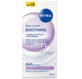 Nivea 24H Nawilżenia kojący krem do twarzy SPF15 50ml