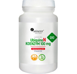 Aliness UbiquinoN Naturalny Koenzym Q10 100mg suplement diety 100 kapsułek