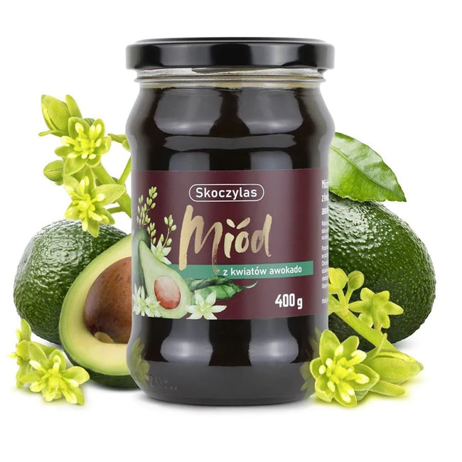 Skoczylas Miód z kwiatów awokado 400g