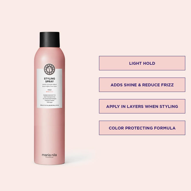 Maria Nila Styling Spray lekki lakier do włosów 300ml