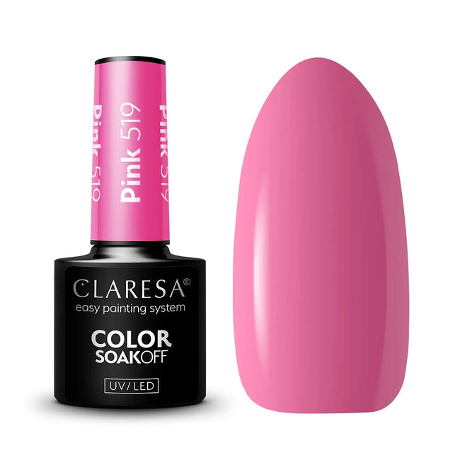 Claresa Color Soak Off UV/LED Pink lakier hybrydowy