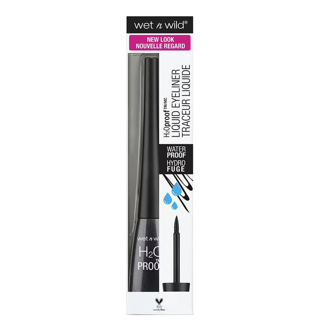 Wet n Wild H2Oproof Liquid Eyeliner wodoodporny eyeliner w płynie Black 5ml