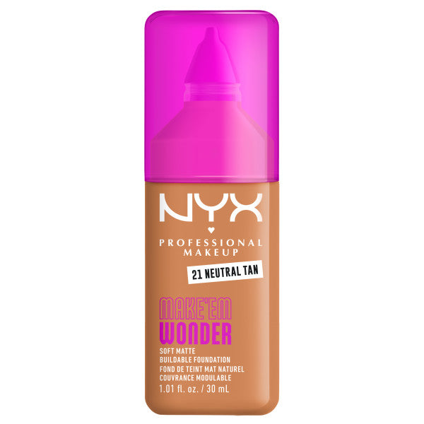 NYX Professional MakeUp Make'Em Wonder podkład do twarzy z długotrwałym kryciem