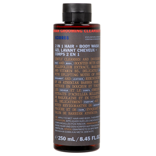 Korres Athenian Grooming szampon i żel pod prysznic 2w1 250ml