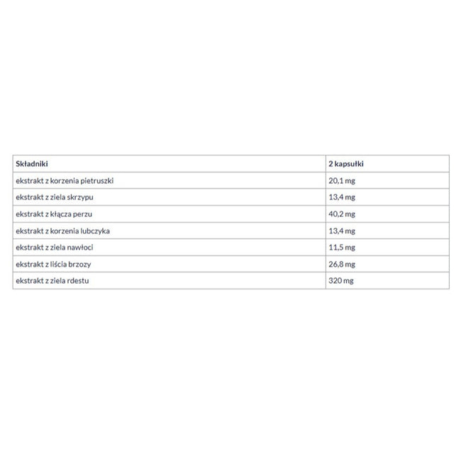 Fitolizyna Nefrocaps Forte suplement diety 30 kapsułek