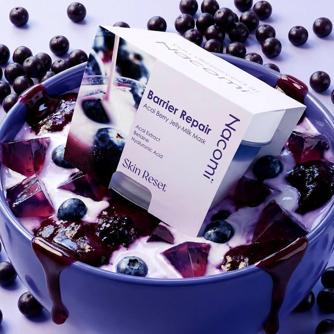 Nacomi Barrier Repair Acai Berry Jelly Milk maska do twarzy 80ml