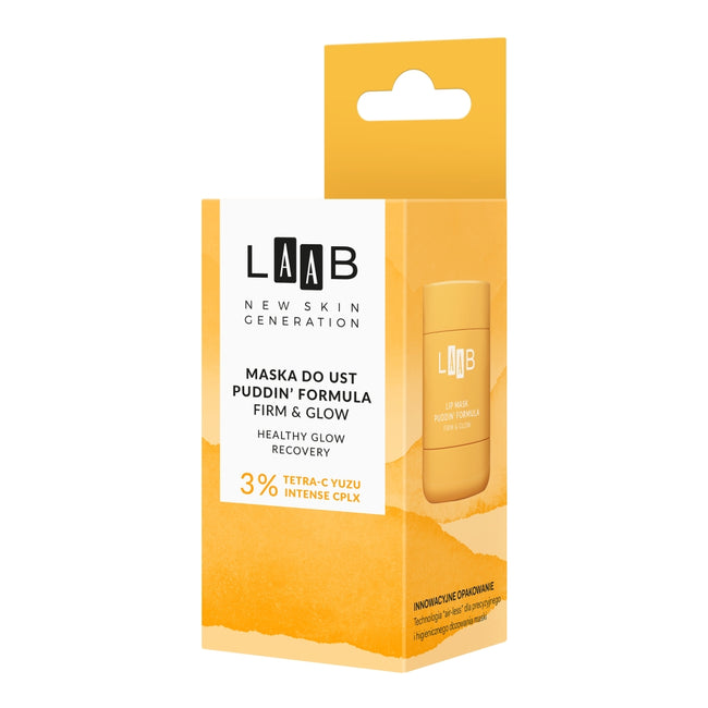 AA LAAB Tetra-C Yuzu maska do ust puddin' formula Firm & Glow 15g