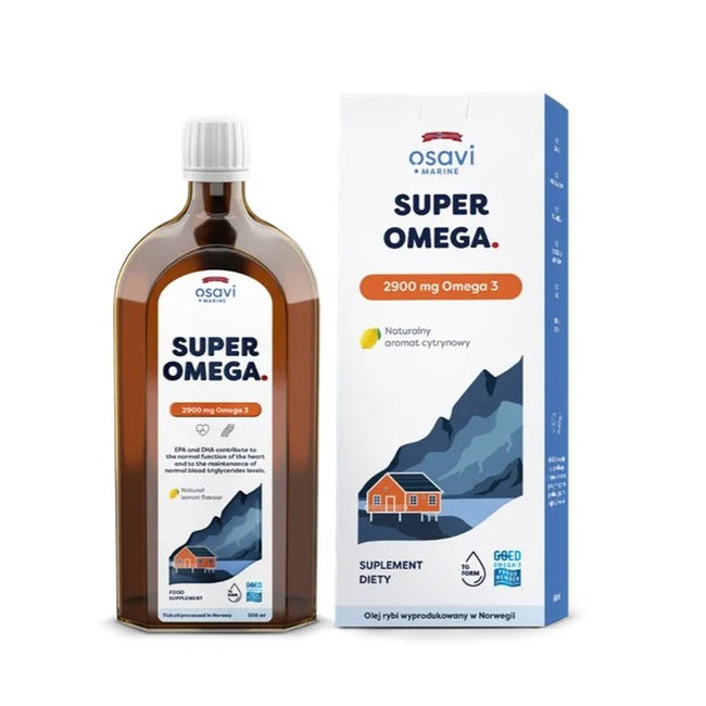 Osavi Super Omega 2900mg suplement diety Cytryna 500ml