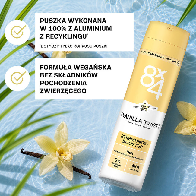 8x4 Vanilla Twist dezodorant w sprayu 150ml